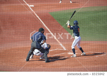 Baseball ~ Left hitter / catcher · referee (image) Baseball ~ Left hitter / catcher · referee (image) 8315842