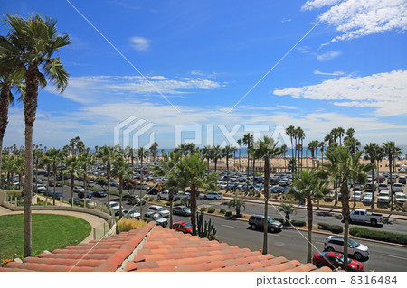 Los Angeles suburban beach, summer holiday Los Angeles suburban beach, summer holiday 8316484