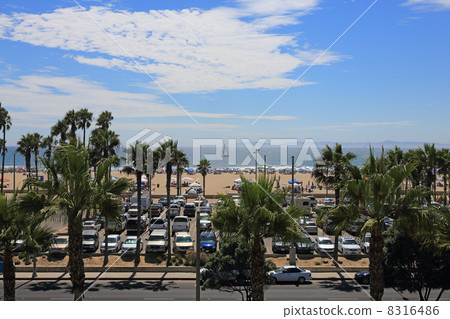 Los Angeles suburban beach, summer holiday Los Angeles suburban beach, summer holiday 8316486