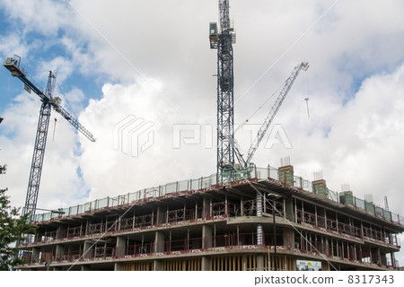 Building under construction British at Portsmouth Building under construction British at Portsmouth 8317343