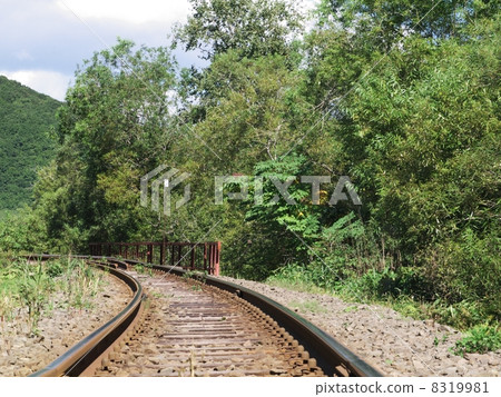 Near Hosooka station of Kushiomiyama main line 8319981