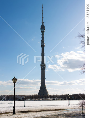 panorama Ostankino Tele Tower winter panorama Ostankino Tele Tower winter 8321400