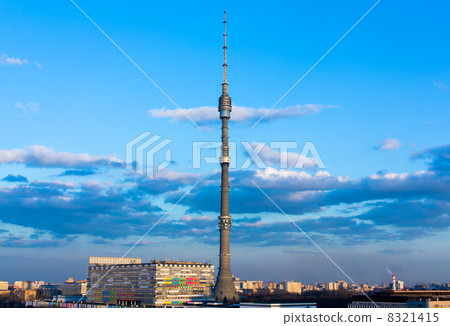 Ostankino Tele Tower evening Ostankino Tele Tower evening 8321415