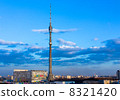 Ostankino Tele Tower evening 8321420