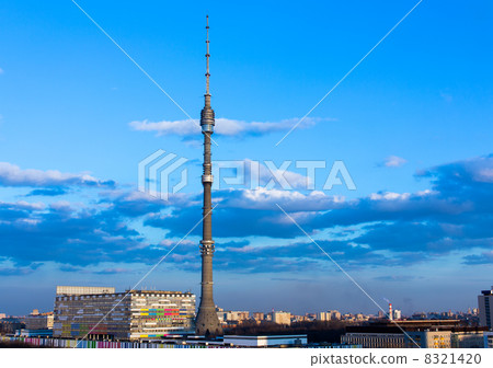 Ostankino Tele Tower evening Ostankino Tele Tower evening 8321420