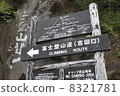 富士攀登道路標誌 富士攀登道路標誌 8321781