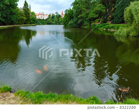 Castle Pruhonice or Pruhonicky zamek summer view (Prague, Czech) Castle Pruhonice or Pruhonicky zamek summer view (Prague, Czech) 8322280