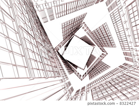 abstract tower - Stock Illustration [8322427] - PIXTA