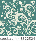elegant floral vintage seamless pattern background for your design 8322524