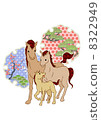 Horse 02 parent-child zodiac material Horse 02 parent-child zodiac material 8322949