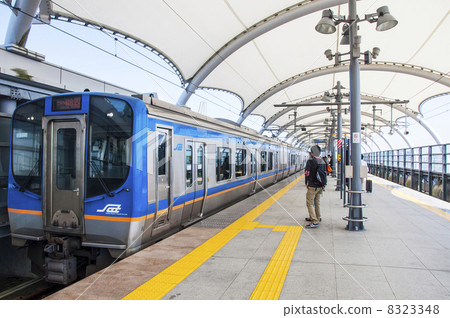 仙台機場站回家和通道鐵路 8323348