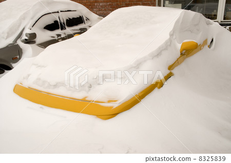 Car in a Snow. 8325839