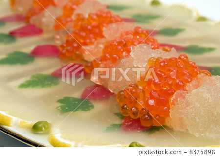 Appetizer from caviar and fish. Appetizer from caviar and fish. 8325898