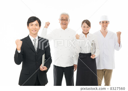 Food industry and businessman Food industry and businessman 8327560
