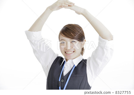 round, female, lady 8327755