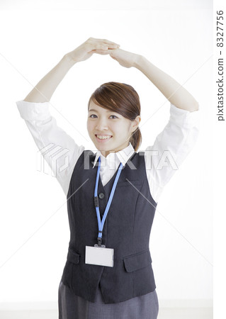 business, round, female 8327756