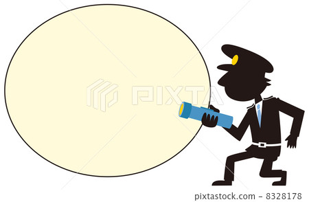 Security guard and space Security guard and space 8328178