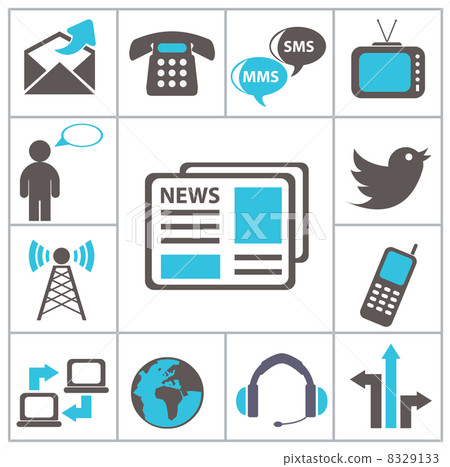 Communication. Set icons Communication. Set icons 8329133
