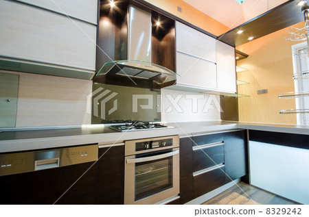 Interior of modern kitchen Interior of modern kitchen 8329242