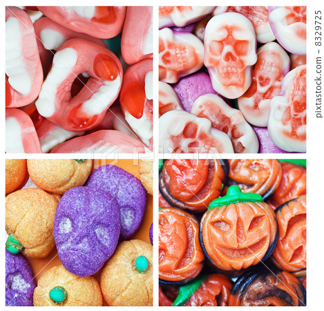 collage of various candies and Swets halloween collage of various candies and Swets halloween 8329725