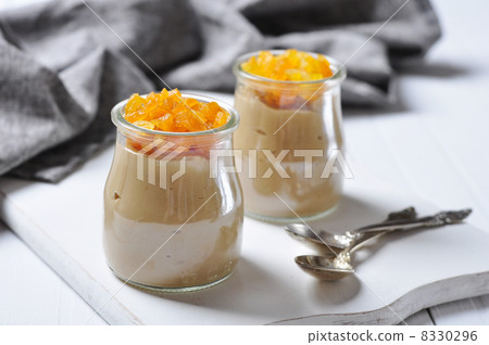 caramel pudding caramel pudding 8330296