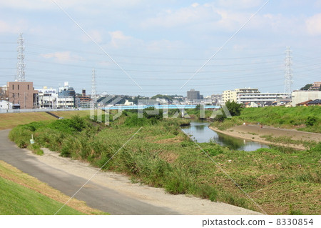 Tsurumi River and Shinkabashi 8330854