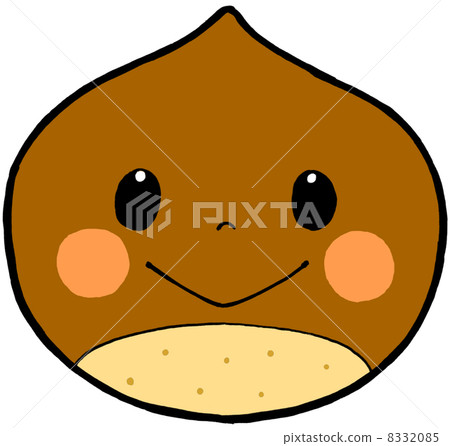 Chestnut illustration - Stock Illustration [8332085] - PIXTA