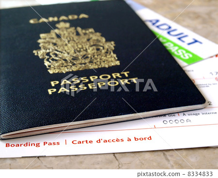 Passport and Boarding Pass 8334833