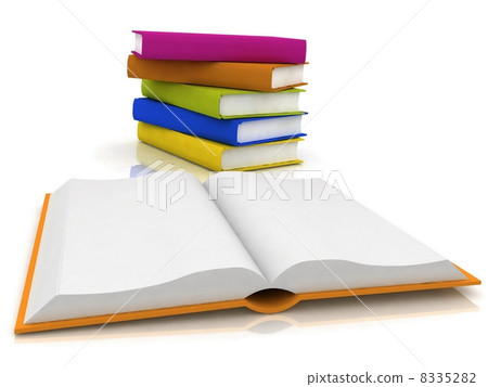 Pile of books isolated on white Pile of books isolated on white 8335282