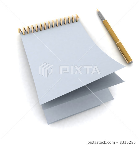 Notebook and pen 8335285