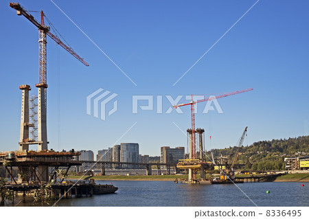 Construction by the Willamette River 8336495