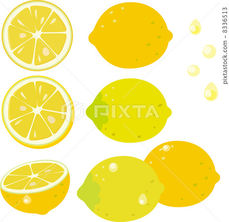 檸檬水果和切片的檸檬 8336513