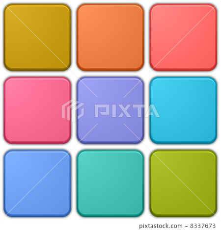 方形按鈕的配色方案 8337673