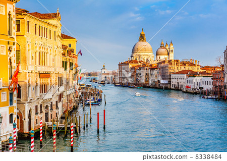 Grand Canal at sunset 8338484