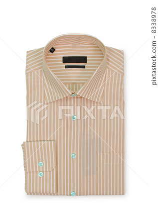 Nice male shirt isolated on the white 8338978