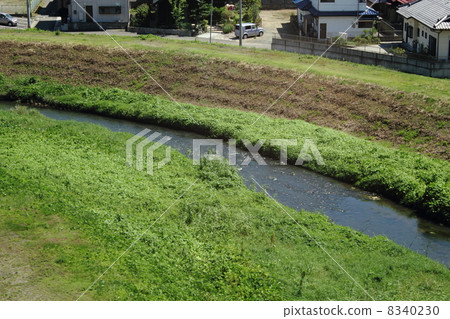 福島縣福島市鮮花流經河流 8340230