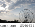 A landscape with a Ferris wheel 8340431