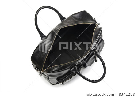 Leather bag isolated on the white background 8341298