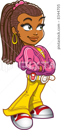 Skeptical Urban Girl 8344705