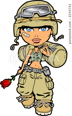 Female Soldier 8344742
