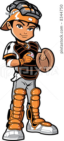 Baseball Player Catcher 8344750