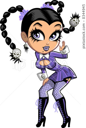 Goth Girl With Pigtails 8344945