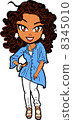 Stylish African American Woman 8345010