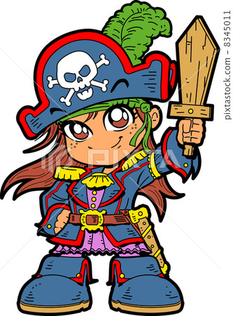 Cute Girl Pirate 8345011