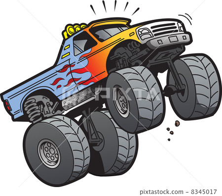 Monster Truck Jumping 8345017