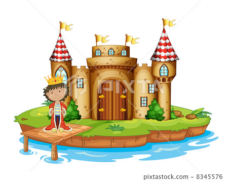 A king near the castle 8345576