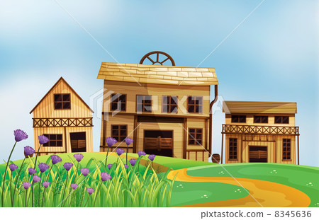 A neighborhood at the top of the hills A neighborhood at the top of the hills 8345636