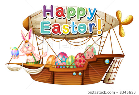 A unique happy easter greeting 8345653