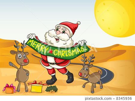 Santa in the desert Santa in the desert 8345936