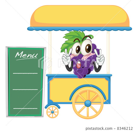 a cart stall and a fruit a cart stall and a fruit 8346212